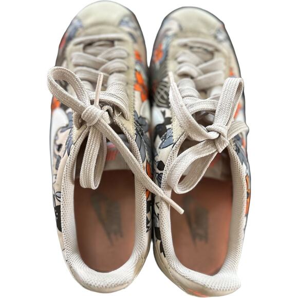 EUC Rare NIKE CLASSIC CORTEZ Gold Floral Print PREMIUM 802370-200 Women Sz 7.5 - Picture 9 of 9